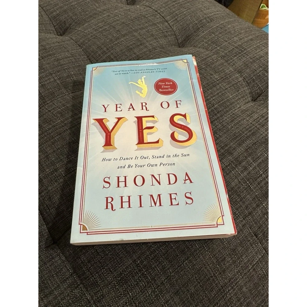 Shonda Rhimes Paperback Book Year Of Yes